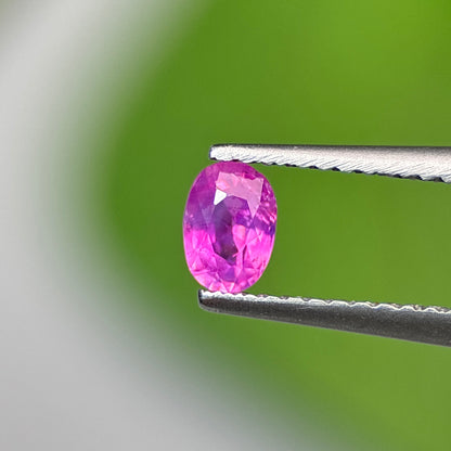 0.36 ct Natural Purple Milky Sapphire Vietnam. Cushion Shape. No Treatment