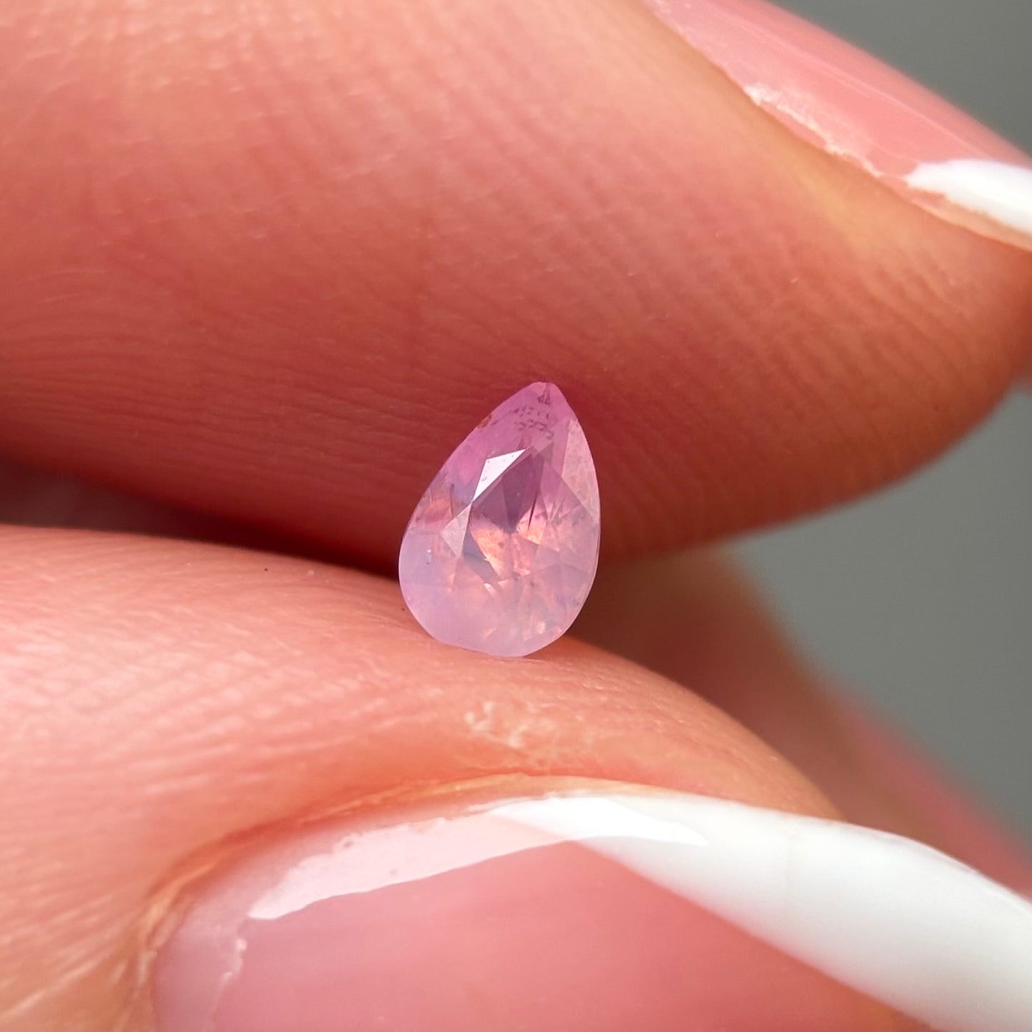 0.26ct Natural Milky Padparadscha Sapphire Vietnam