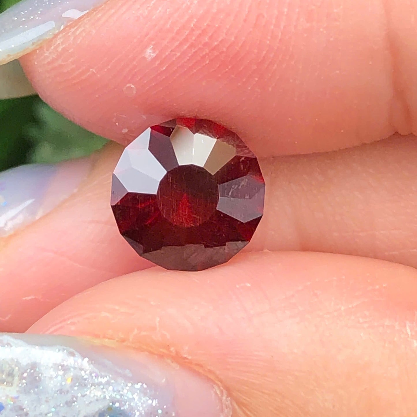 2,22ct Natural Brown-Red Garnet Vietnam. Round Shape. No Treatment Garnet Luc Yen.