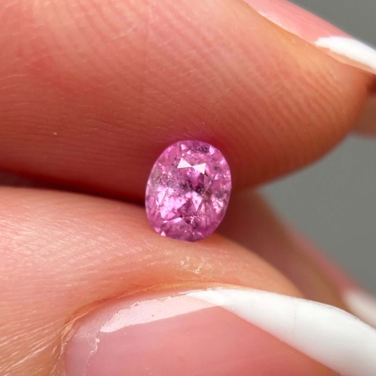 0.55ct Natural Milky Pink Sapphire Vietnam