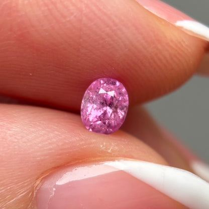 0.55ct Natural Milky Pink Sapphire Vietnam