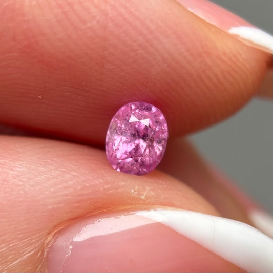 0.55ct Natural Milky Pink Sapphire Vietnam