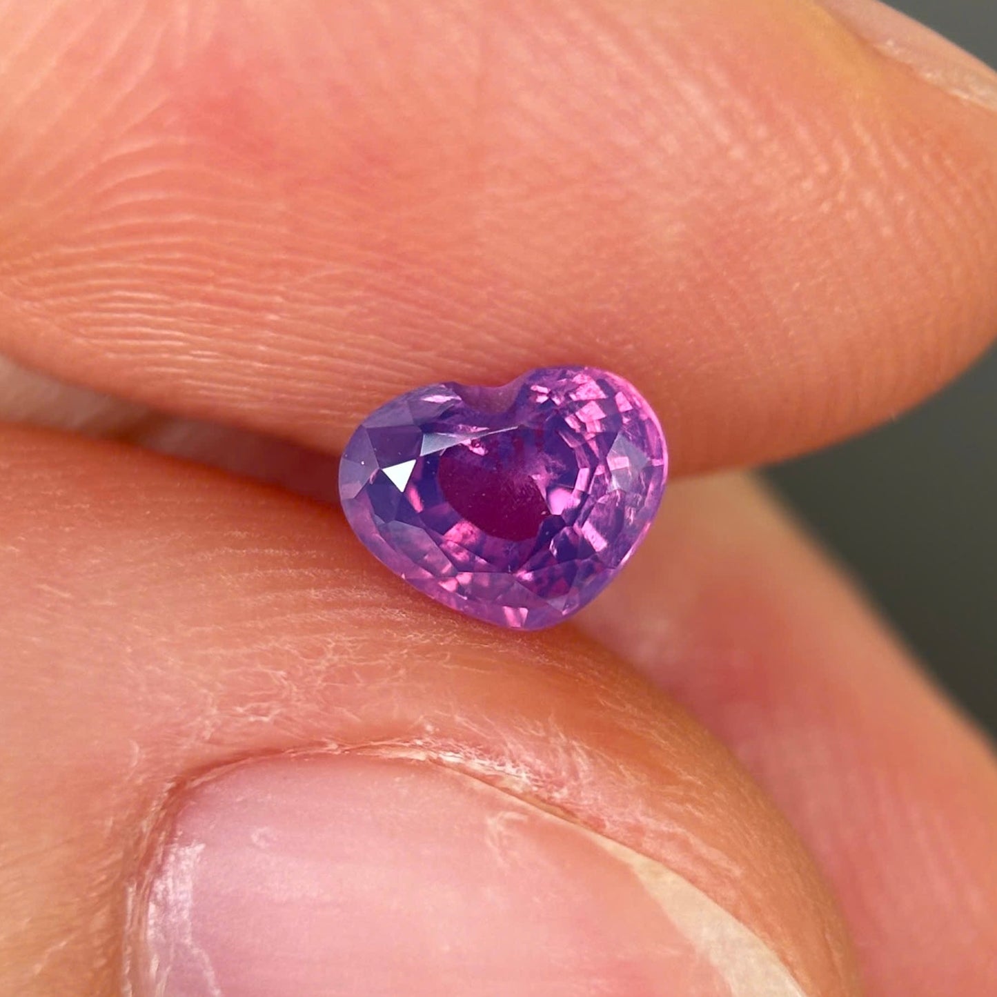 0.75ct Natural Milky Purple Sapphire Vietnam