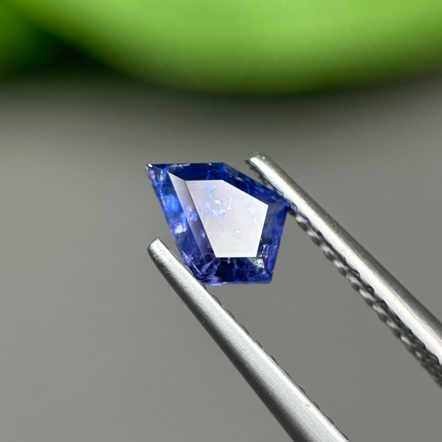 0,59 Natural Blue Milky Sapphire Vietnam. Freeform. No Treatment Milky Sapphire Luc Yen.