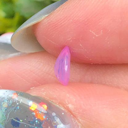 0,49ct Natural Pink Milky Sapphire Vietnam. Pear Shape. No Treatment Sapphire Luc Yen.