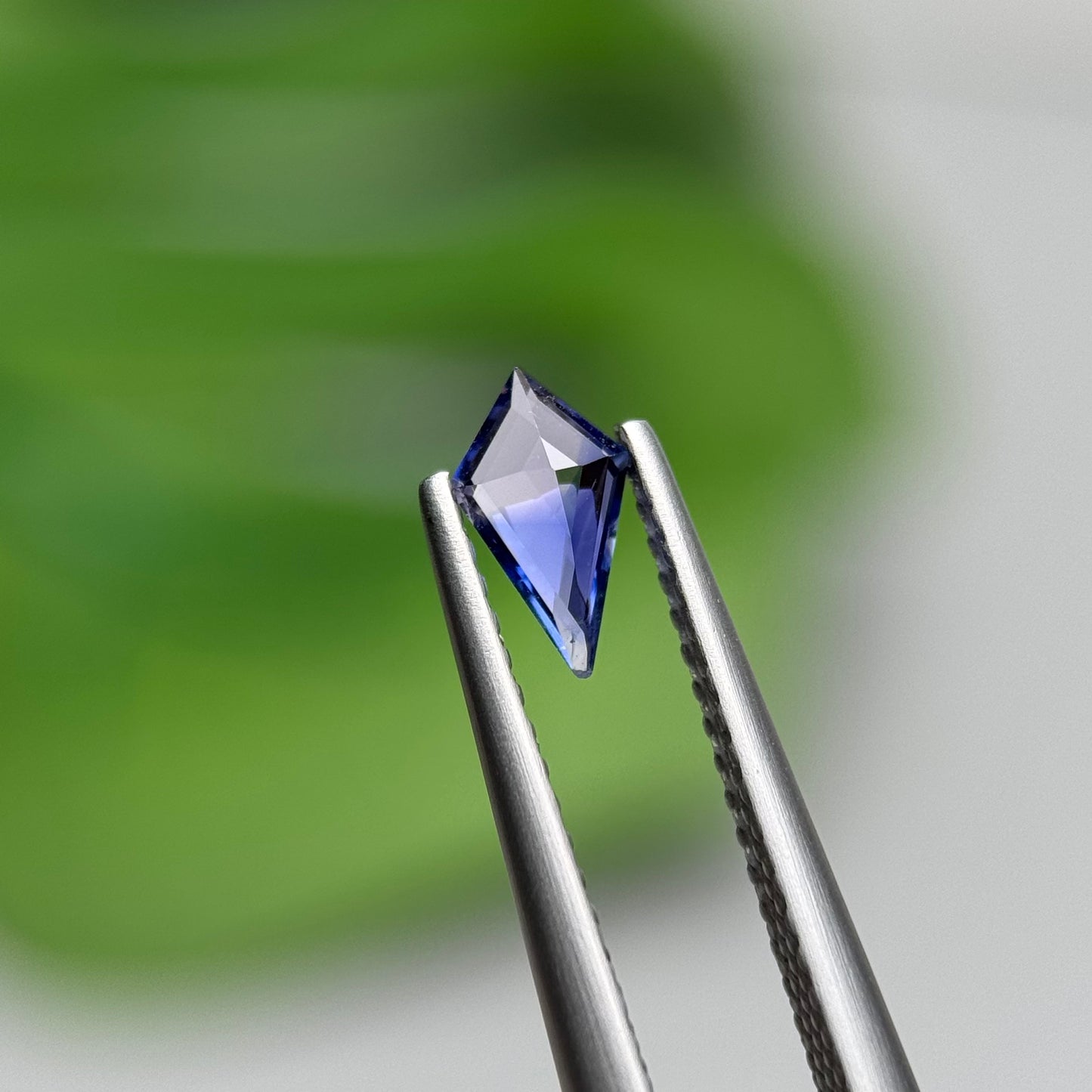 0.32 ct Natural Blue Milky Sapphire Vietnam. Freeform. No Treatment.