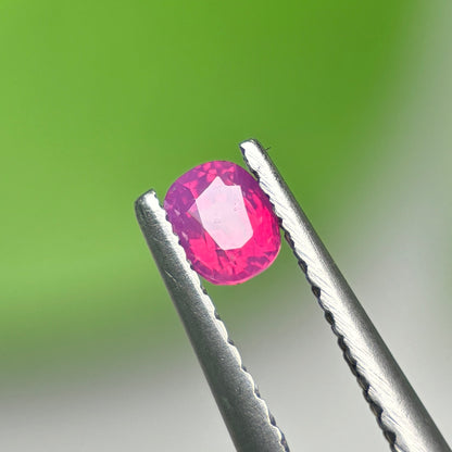 0,23ct Natural Pink Milky Sapphire Vietnam. Cushion Shape. No Treatment Milky Sapphire Luc Yen.