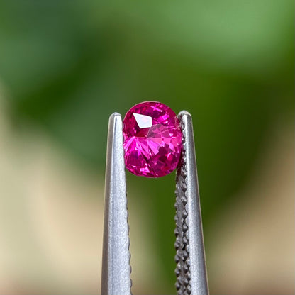 0.54 ct Natural Ruby Viet Nam. Cushion Shape. No treatment.