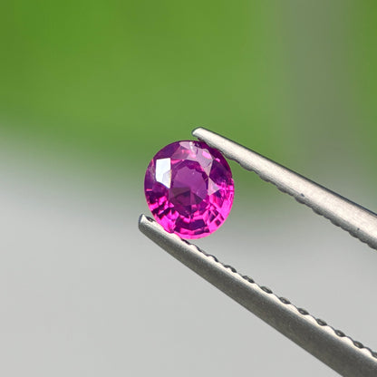 0.27 ct Natural Purple Milky Sapphire Vietnam. Oval Shape. No Treatment.