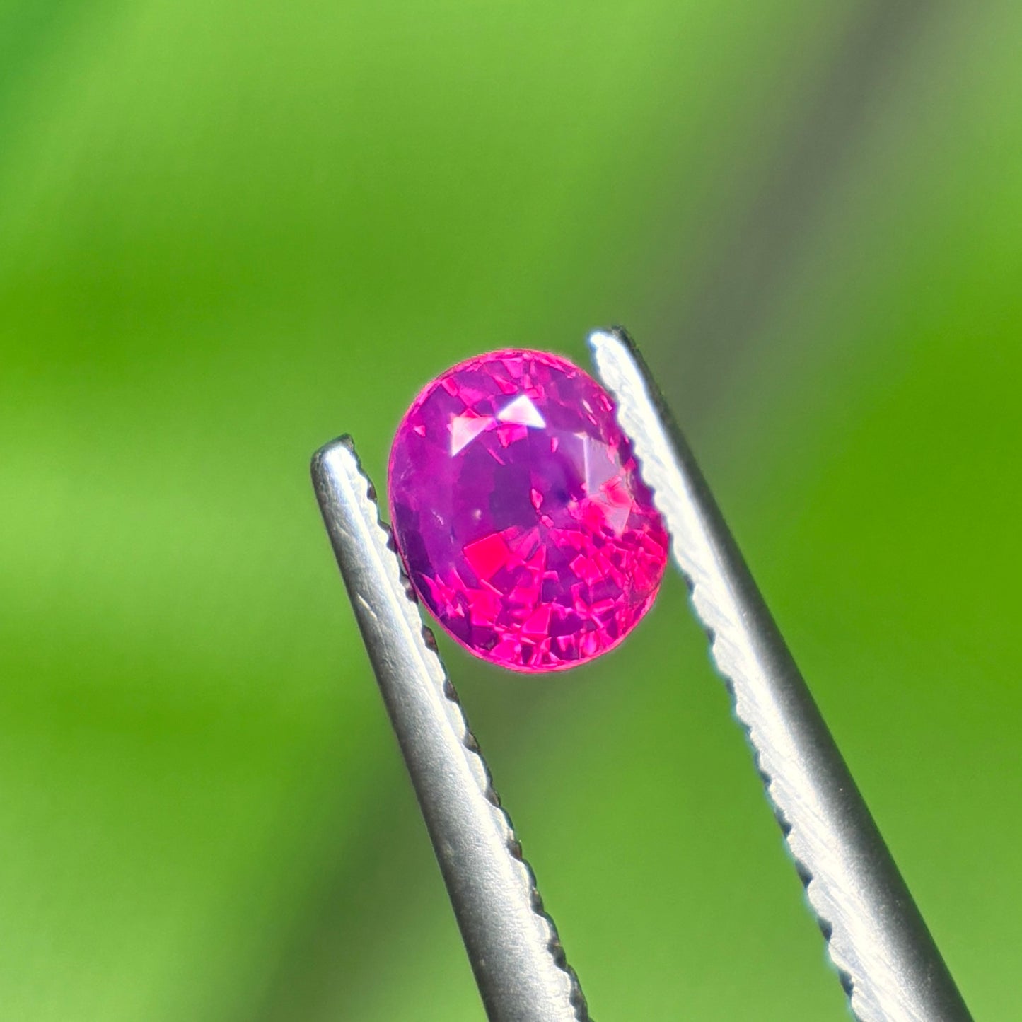0,56ct Natural Pink Milky Sapphire Vietnam. Cushion Shape. No Treatment Milky Sapphire Luc Yen.