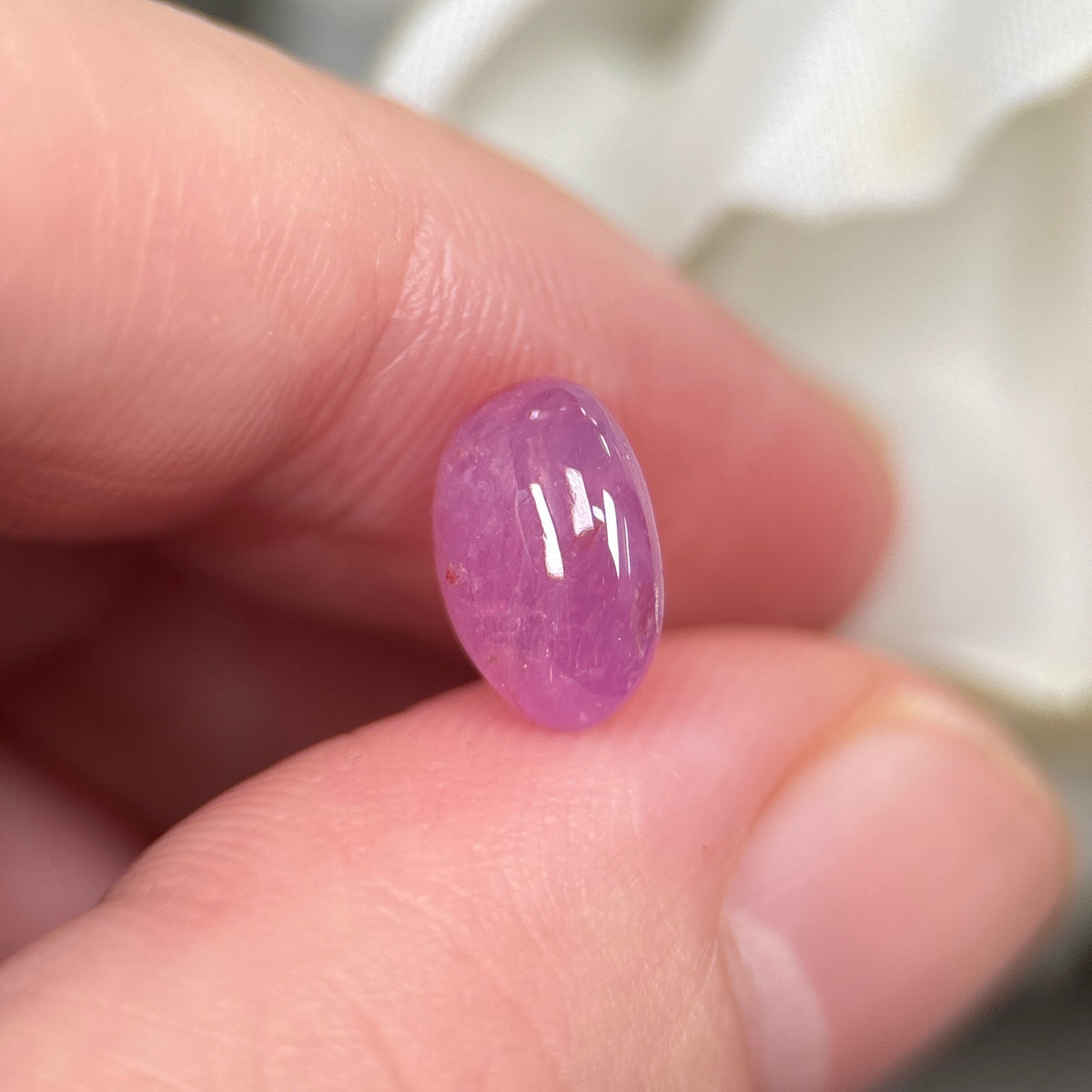 3,29ct Natural Pink Cacbochon Sapphire Viet Nam. No Treatment Sapphire Luc Yen.