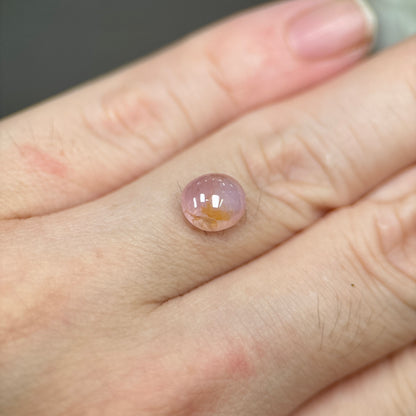 2,60ct Natural Orange Cacbochon Sapphire Viet Nam. No Treatment Sapphire Luc Yen.