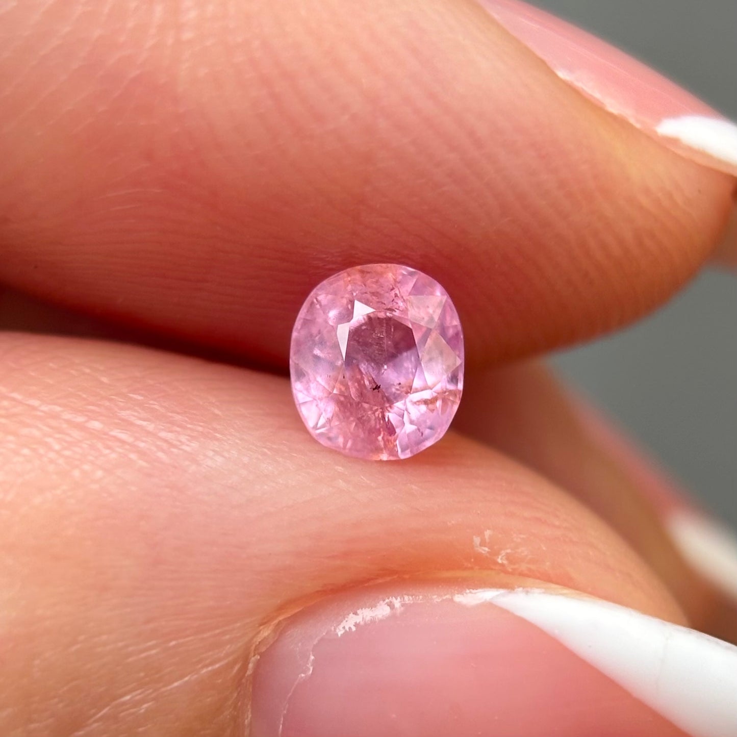0.70ct Natural Milky Pink Sapphire Vietnam