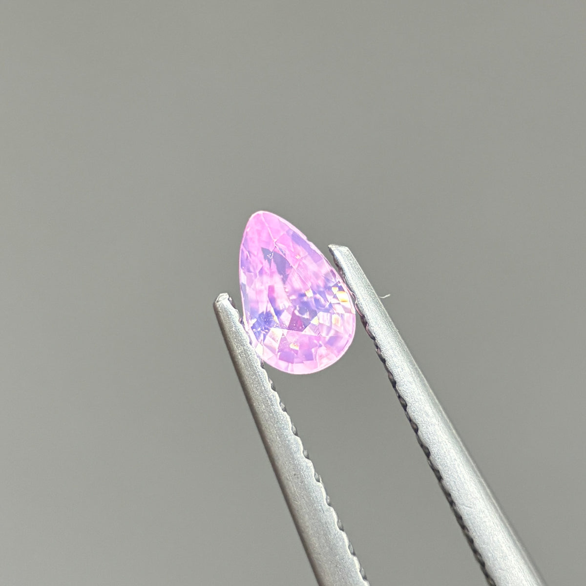 0.35ct Natural Pink Milky Sapphire Vietnam. Pear Shape. No Treatment Milky Sapphire Luc Yen.