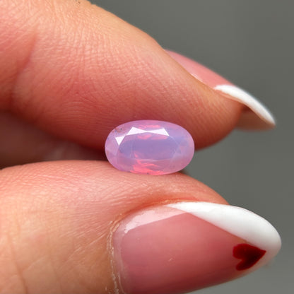 1.23ct Natural Milky Pink Sapphire Vietnam