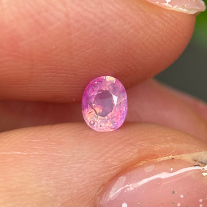 0.36ct Natural Pink Milky Sapphire Vietnam.