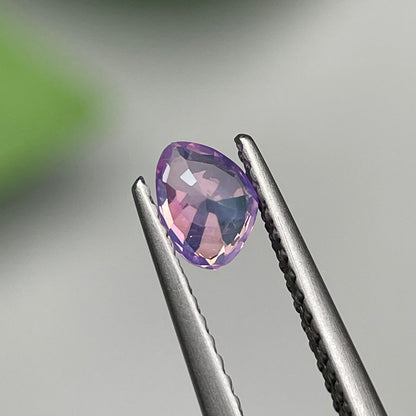 0.49ct Natural Orangish Purple Milky Sapphire Vietnam