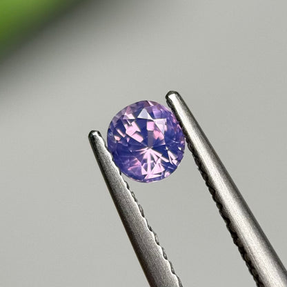 0.43ct Natural Pinkish Purple Milky Sapphire Vietnam.