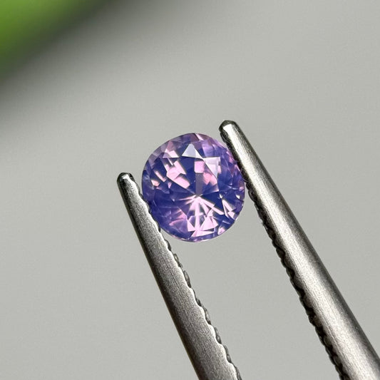0.43ct Natural Pinkish Purple Milky Sapphire Vietnam.