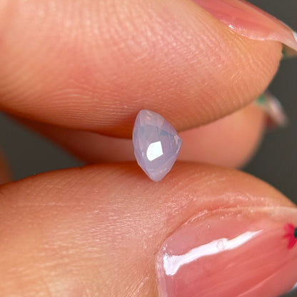 0.57ct Natural White Milky Sapphire Vietnam.