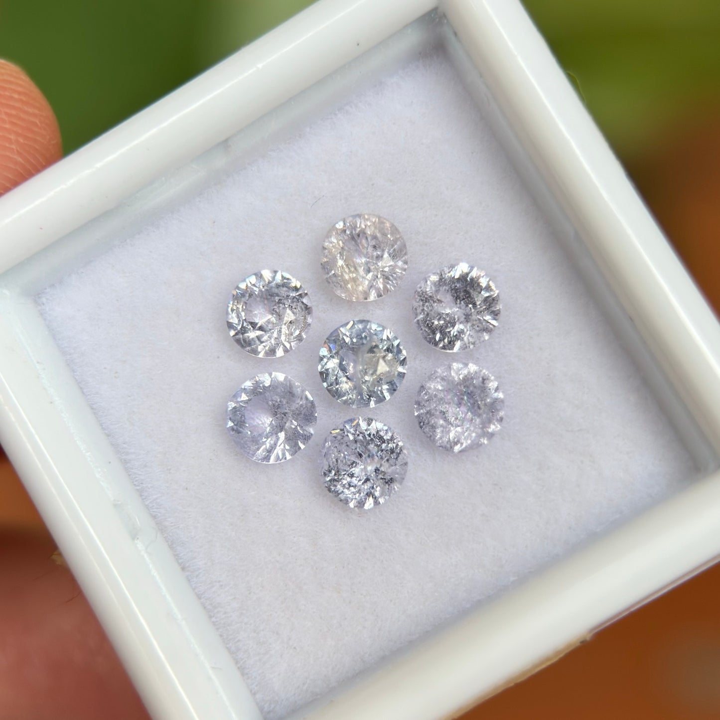 1.99 ct / 7Pcs Natural Spinel Vietnam, Round Shape, No Treament.