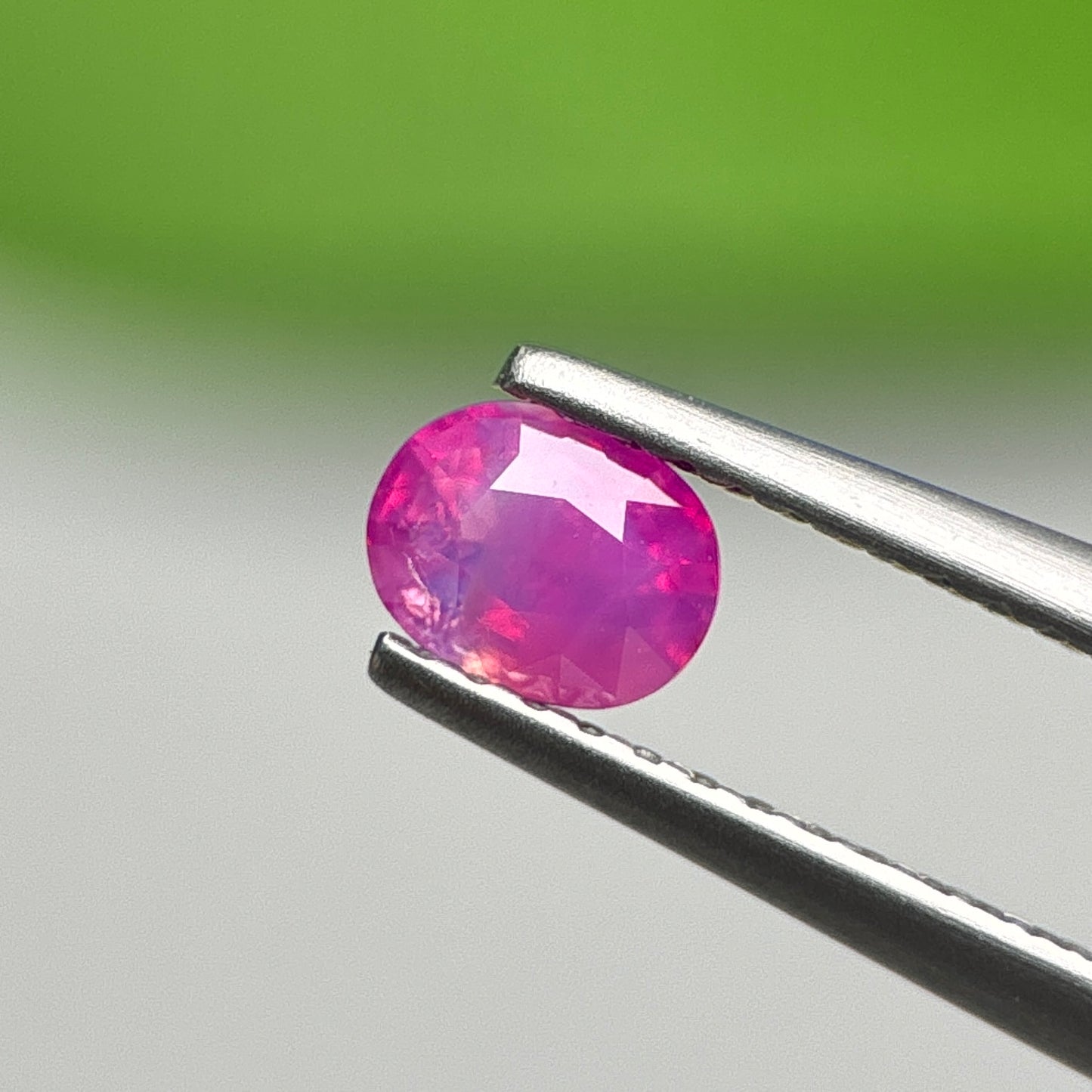 0.49 ct Natural Pink Milky Sapphire Vietnam. Cushion Shape.