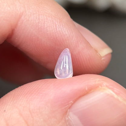 0,59ct Natural White Cacbochon Sapphire Viet Nam. No Treatment Sapphire Luc Yen.
