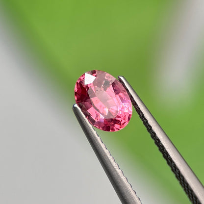 1.26 ct Natural Brownish Pink Spinel Vietnam. Oval Shape. No Treatment.