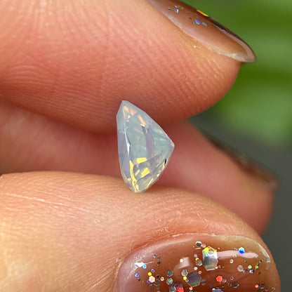 1.06ct Natural White Sapphire Vietnam.