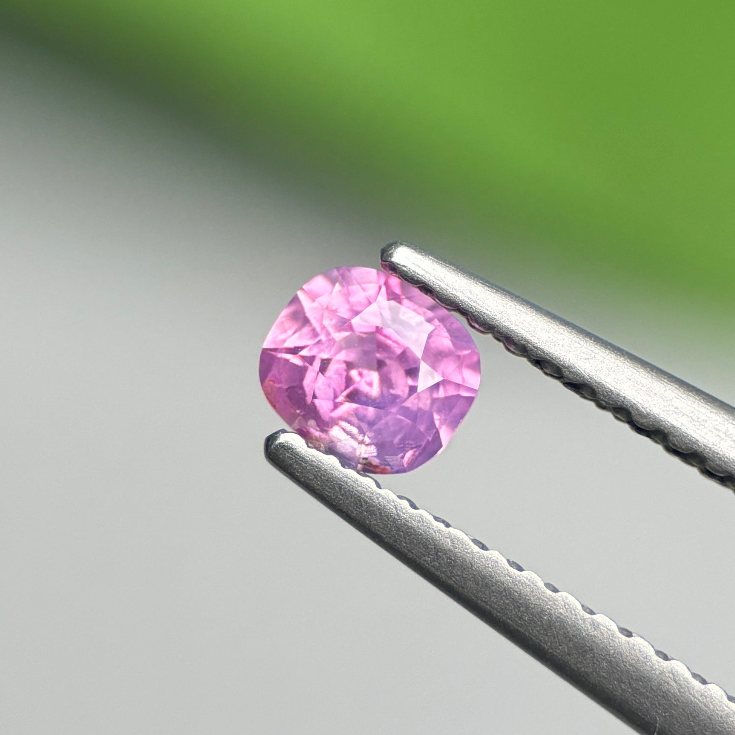 0.45 ct Natural Pink Sapphire Vietnam. Cushion Shape.