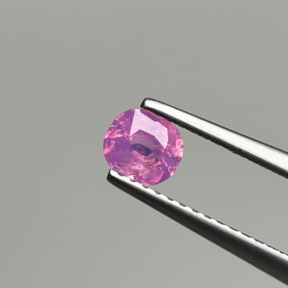 0.47 ct Natural Pink Milky Sapphire Vietnam. Cushion Shape.