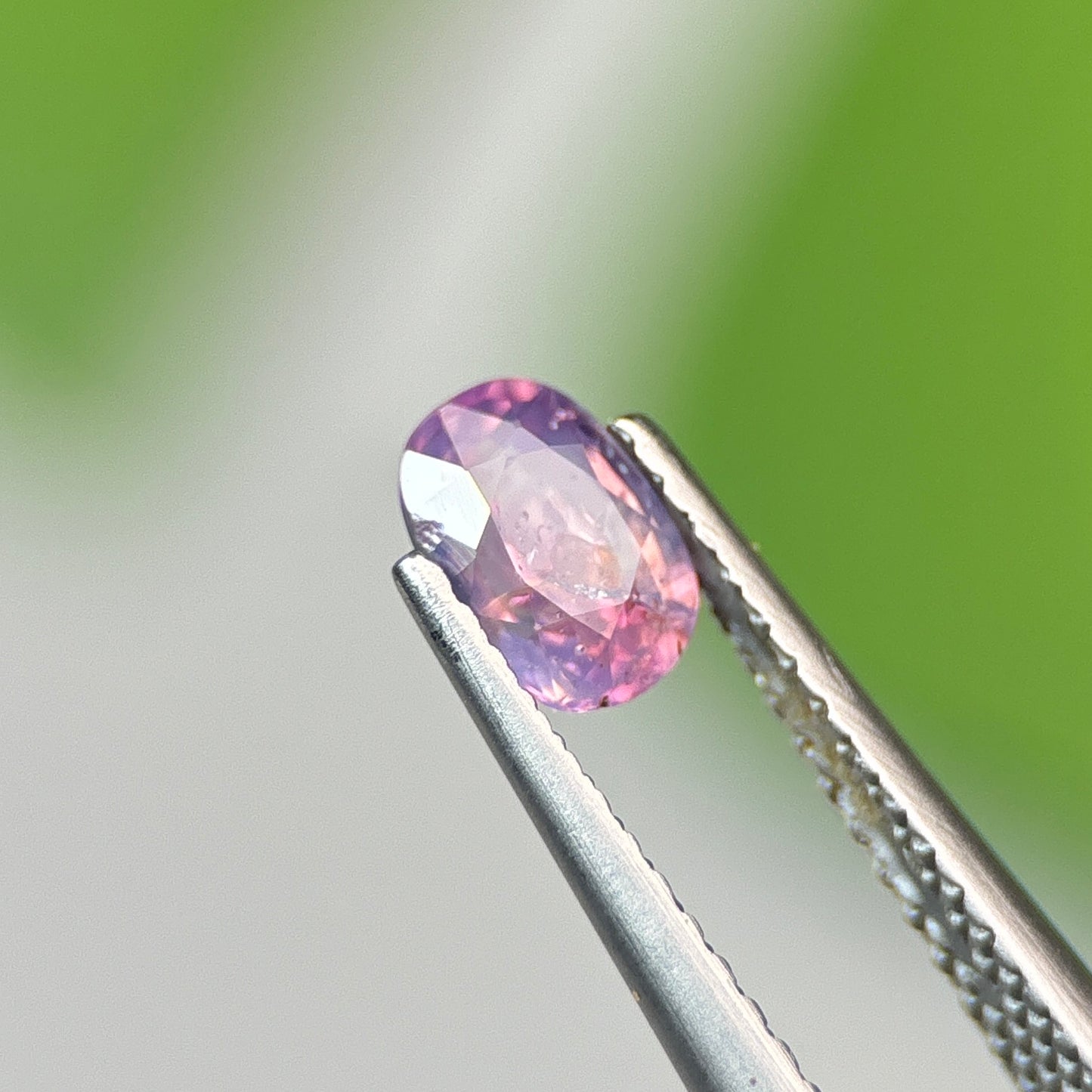 0.74 ct Natural Purple Milky Sapphire Vietnam. Cushion Shape. No Treatment.