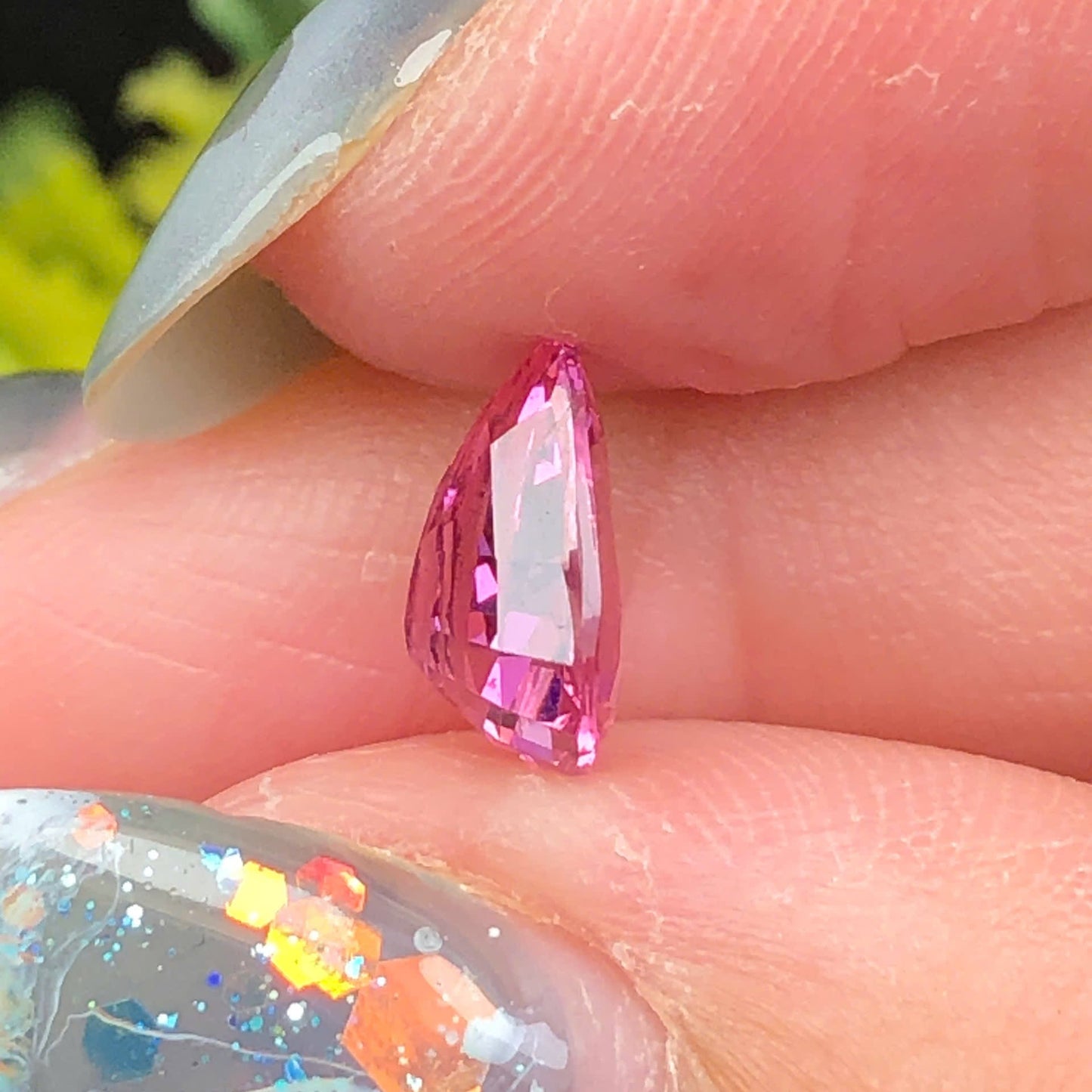1,22ct Natural Purplish Pink Spinel Vietnam. Pear Shape. No Treatment Spinel Luc Yen.