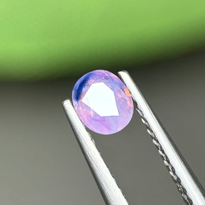 0,41ct Natural Pink Milky Sapphire Vietnam. Cushion Shape. No Treatment Milky Sapphire Luc Yen.