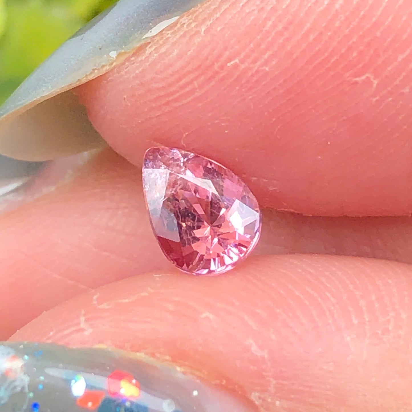 0,56ct Natural Pink Spinel Vietnam. Pear Shape. No Treatment Spinel Luc Yen.