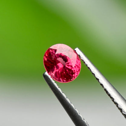 0.58 ct Natural Brownish Red Spinel Vietnam. Oval Shape. No Treatment.