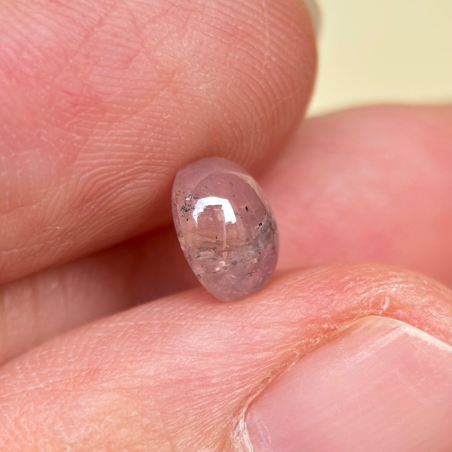 1.81 ct Natural Lite Brow Sapphire Viet Nam. Cacbochon Cut. No treatment.
