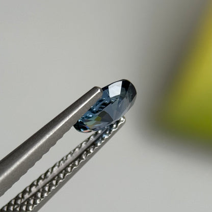 0.62 ct Natural Dark Green Spinel Vietnam. Cushion Shape.