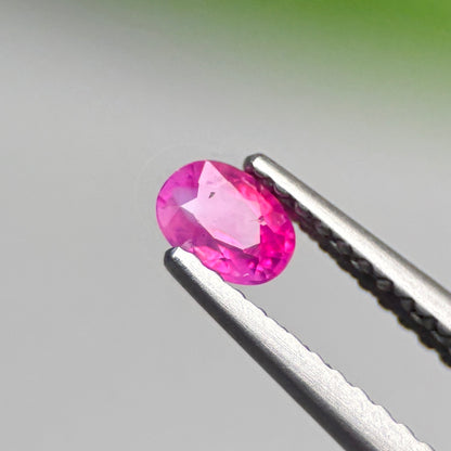 0.30 ct Natural Pink Milky Sapphire Vietnam. Cushion Shape.