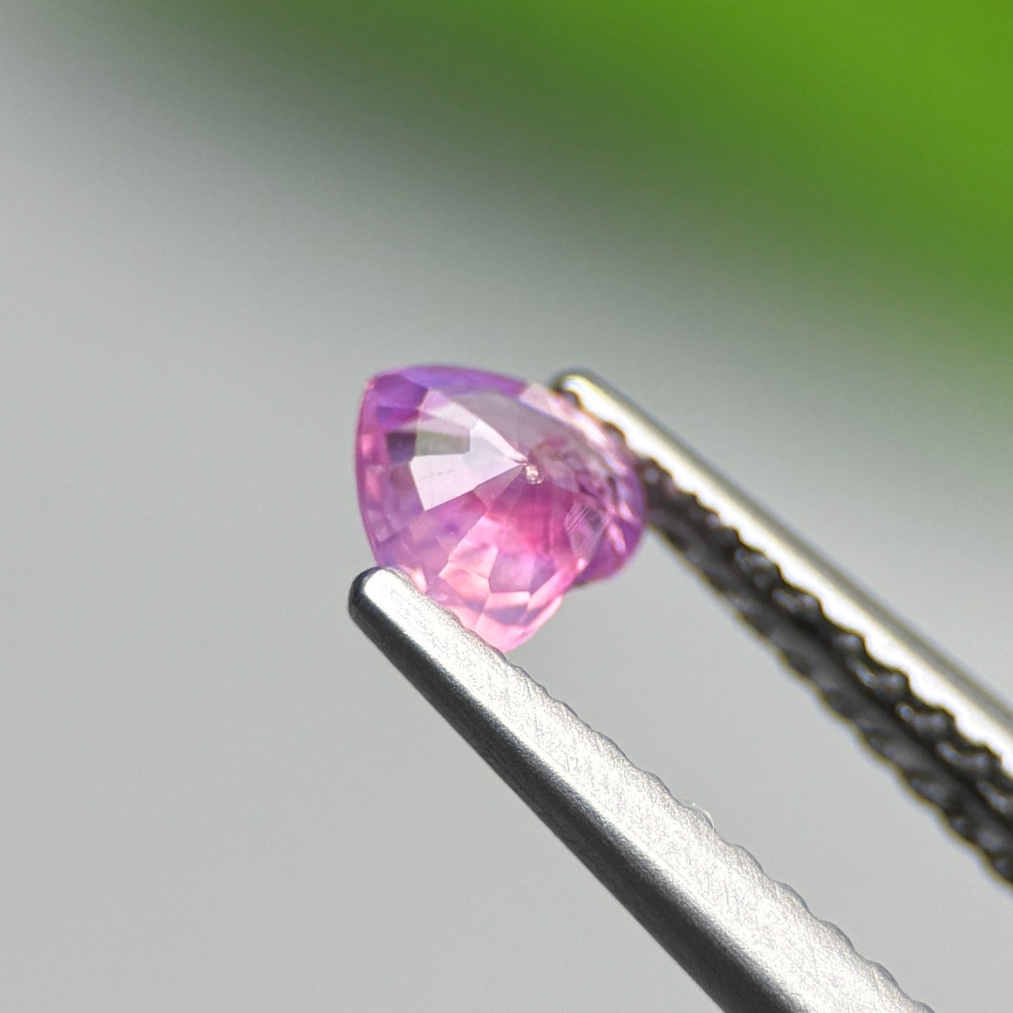 0.39ct Natural Pink Milky Sapphire Vietnam. Heart Shape. No Treatment