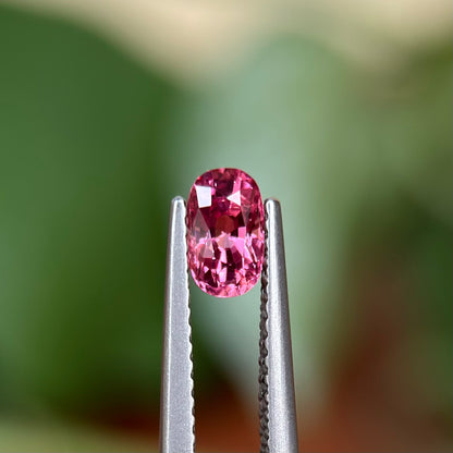 0.65ct Natural Pink Spinel Vietnam. Oval Shape.