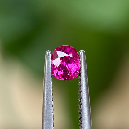 0.54 ct Natural Ruby Viet Nam. Cushion Shape. No treatment.