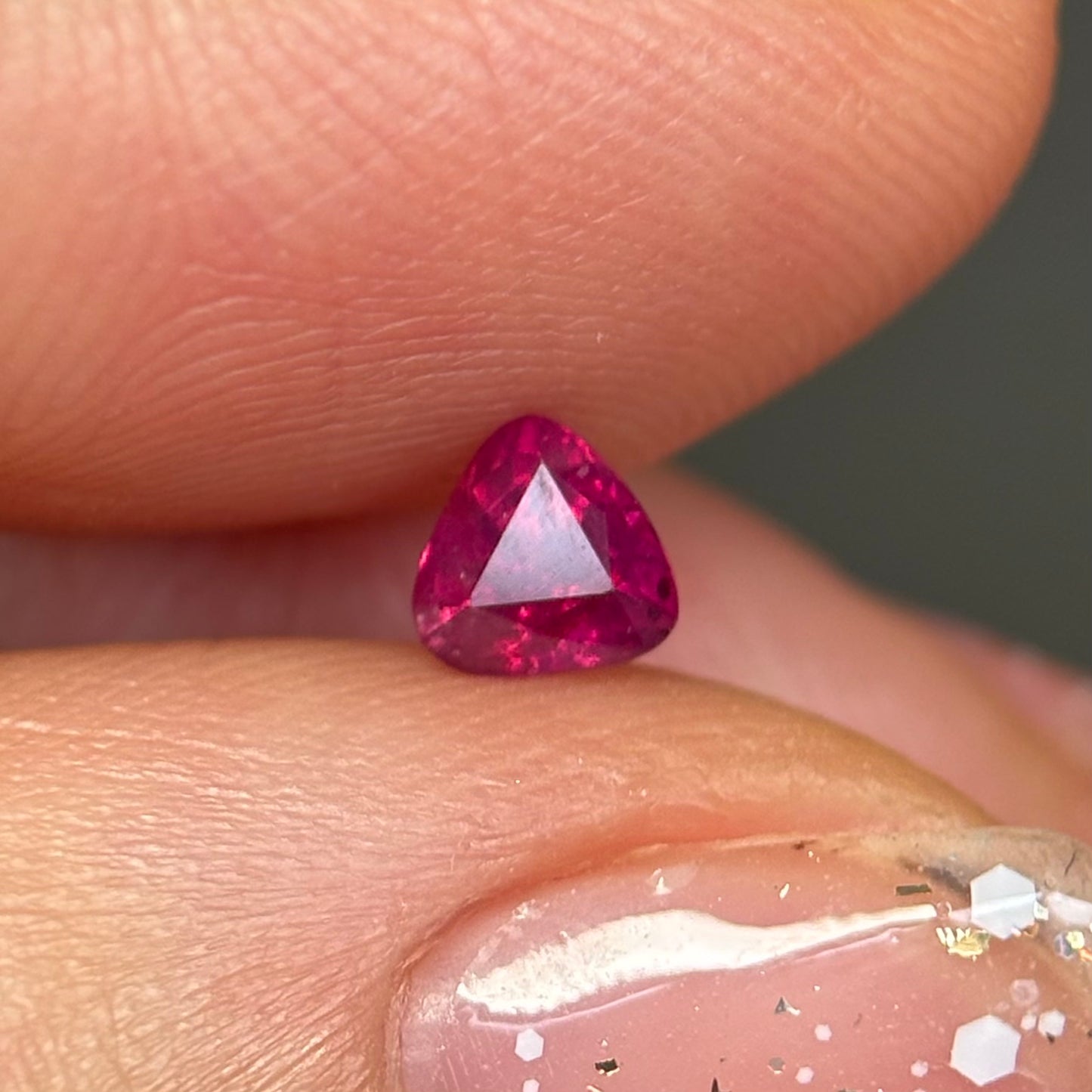 0.45ct Natural Pink Milky Sapphire Vietnam.