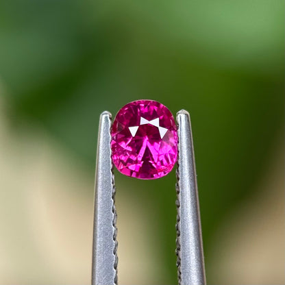 0.54 ct Natural Ruby Viet Nam. Cushion Shape. No treatment.