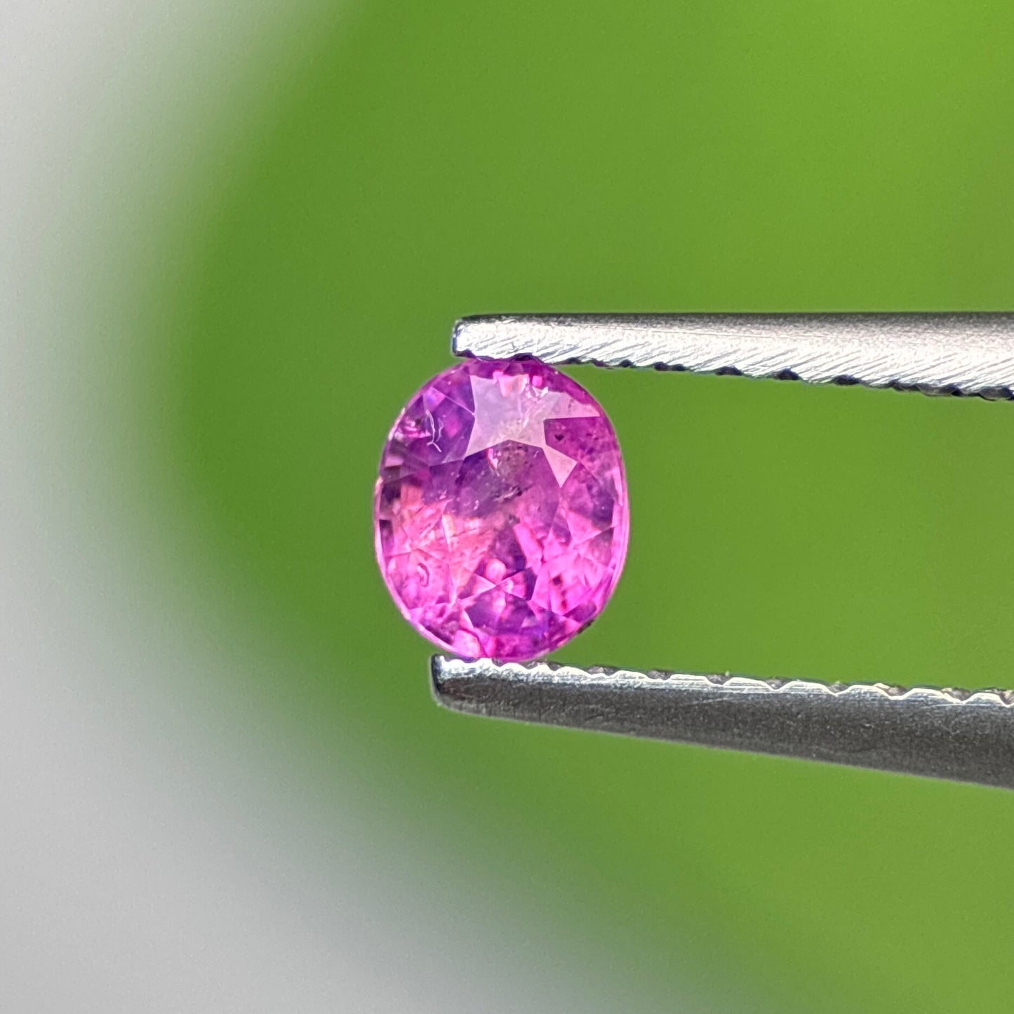 0.39 ct Natural Purple Milky Sapphire Vietnam. Cushion Shape. No Treatment