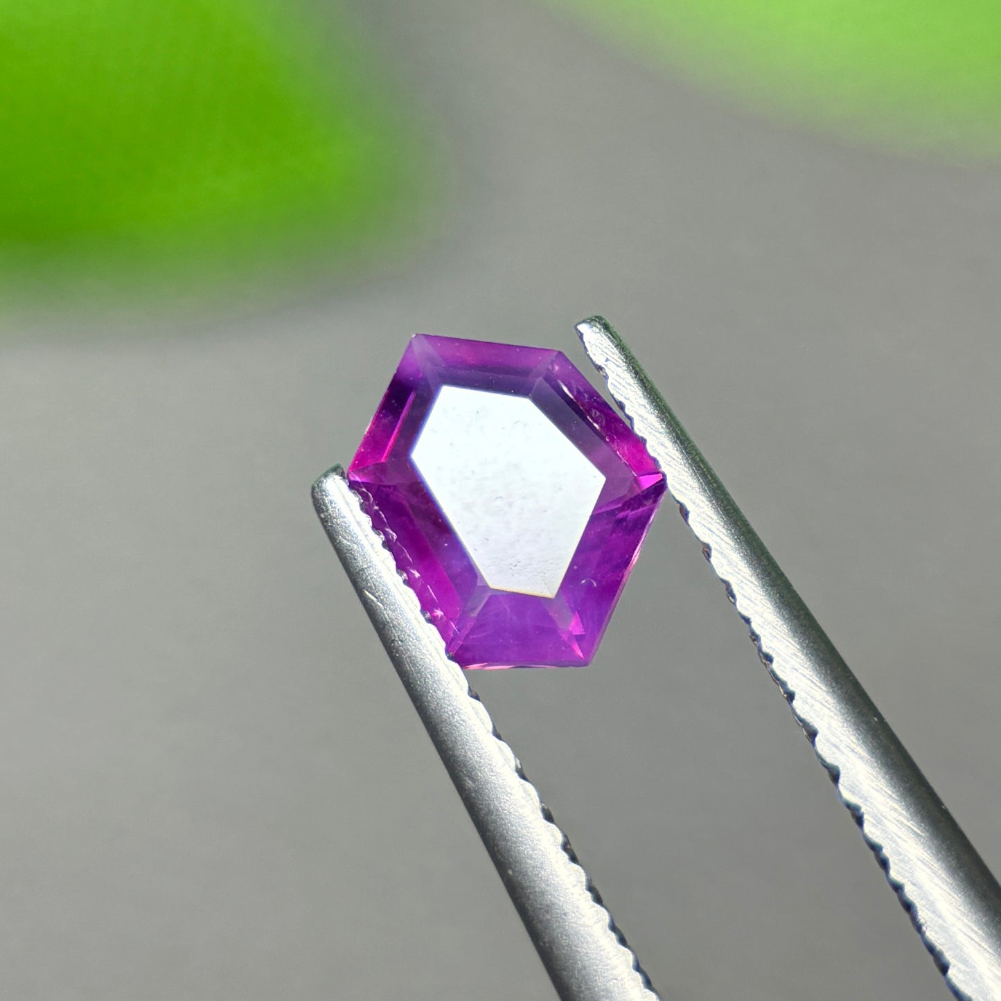 0,71 Natural Purplish Pink Milky Sapphire Vietnam. Freeform. No Treatment Milky Sapphire Luc Yen.