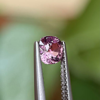 0.85ct Natural Pink-Purple Spinel Vietnam. Cushion Shape.