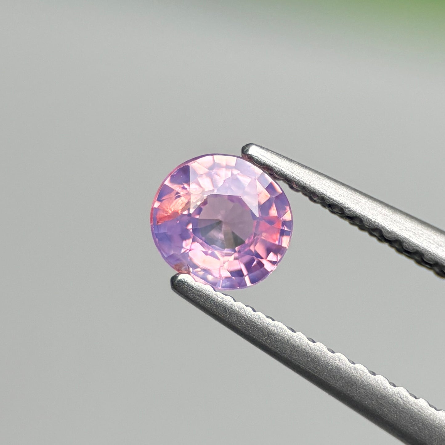 0.61 ct Natural Pink Milky Sapphire Vietnam. Cushion Shape.