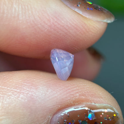 1.19ct Natural Pinkish White Sapphire Vietnam.