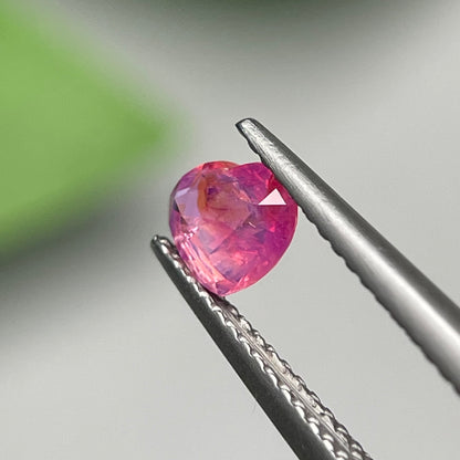 0.68ct Natural Padparadscha Milky Sapphire Vietnam